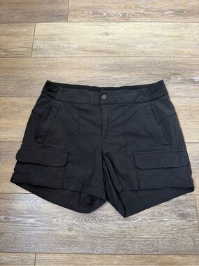 Athleta Black Women's Cargo Athletic Shorts